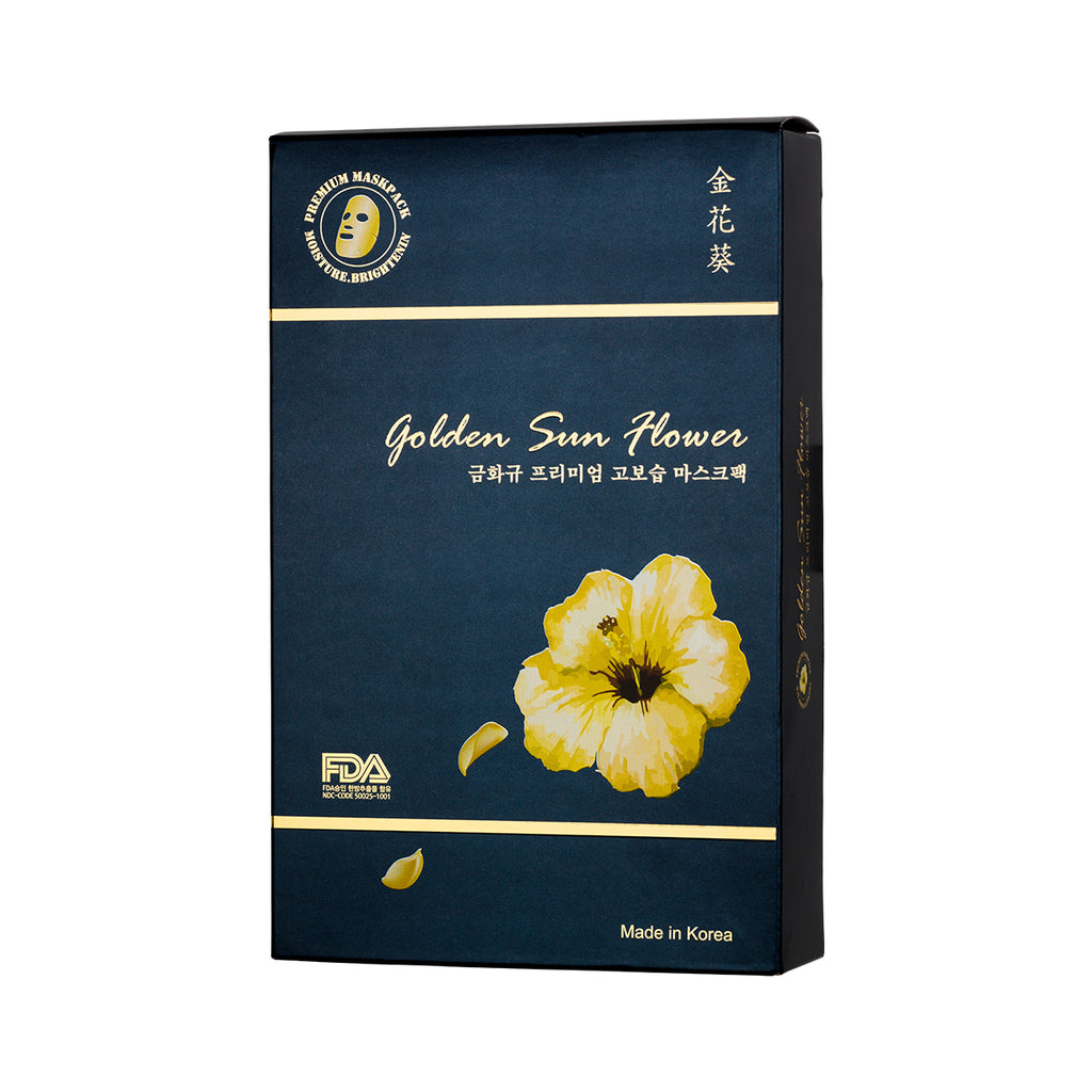 Golden Sun Flower Premium Mask